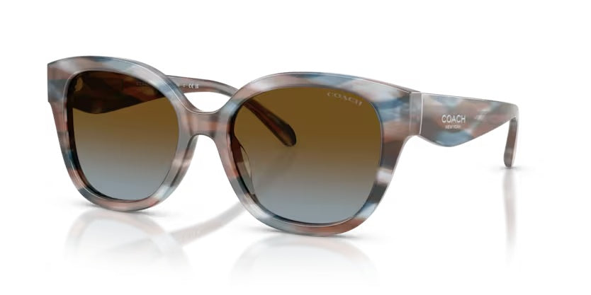 COACH 8438U CBY94 589913 STRIATED MAPLE/ BLUEBERRY