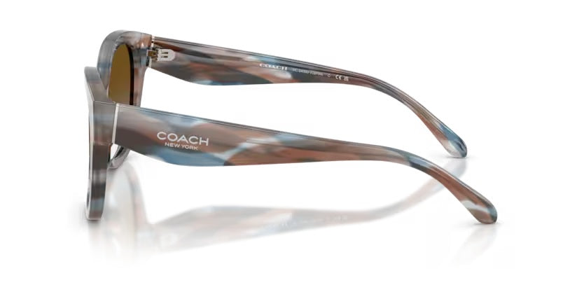 COACH 8438U CBY94 589913 STRIATED MAPLE/ BLUEBERRY