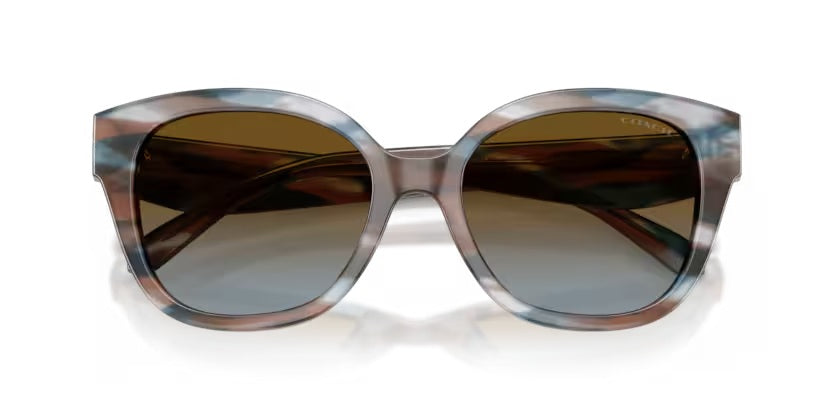 COACH 8438U CBY94 589913 STRIATED MAPLE/ BLUEBERRY